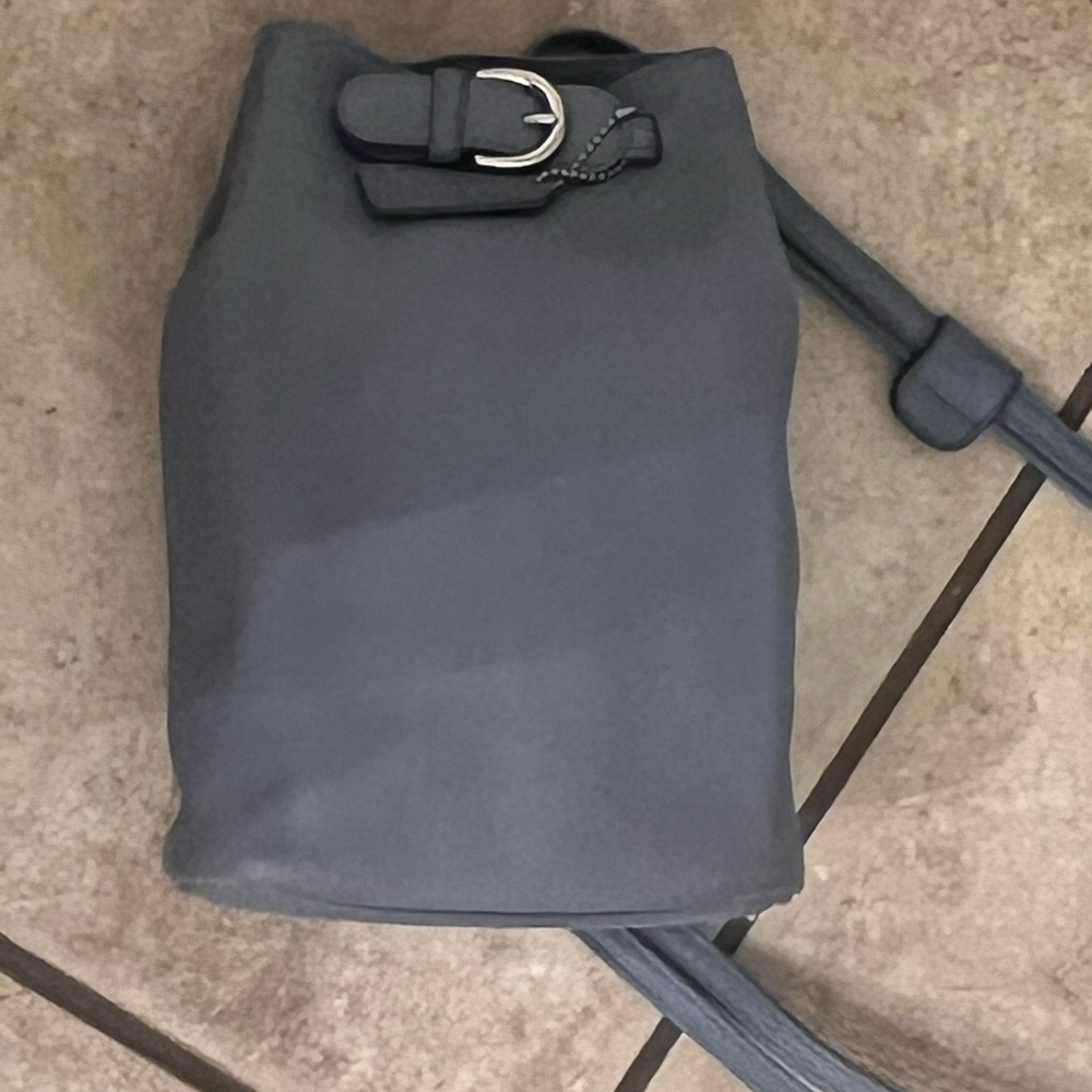 Gray Leather Women's Bag